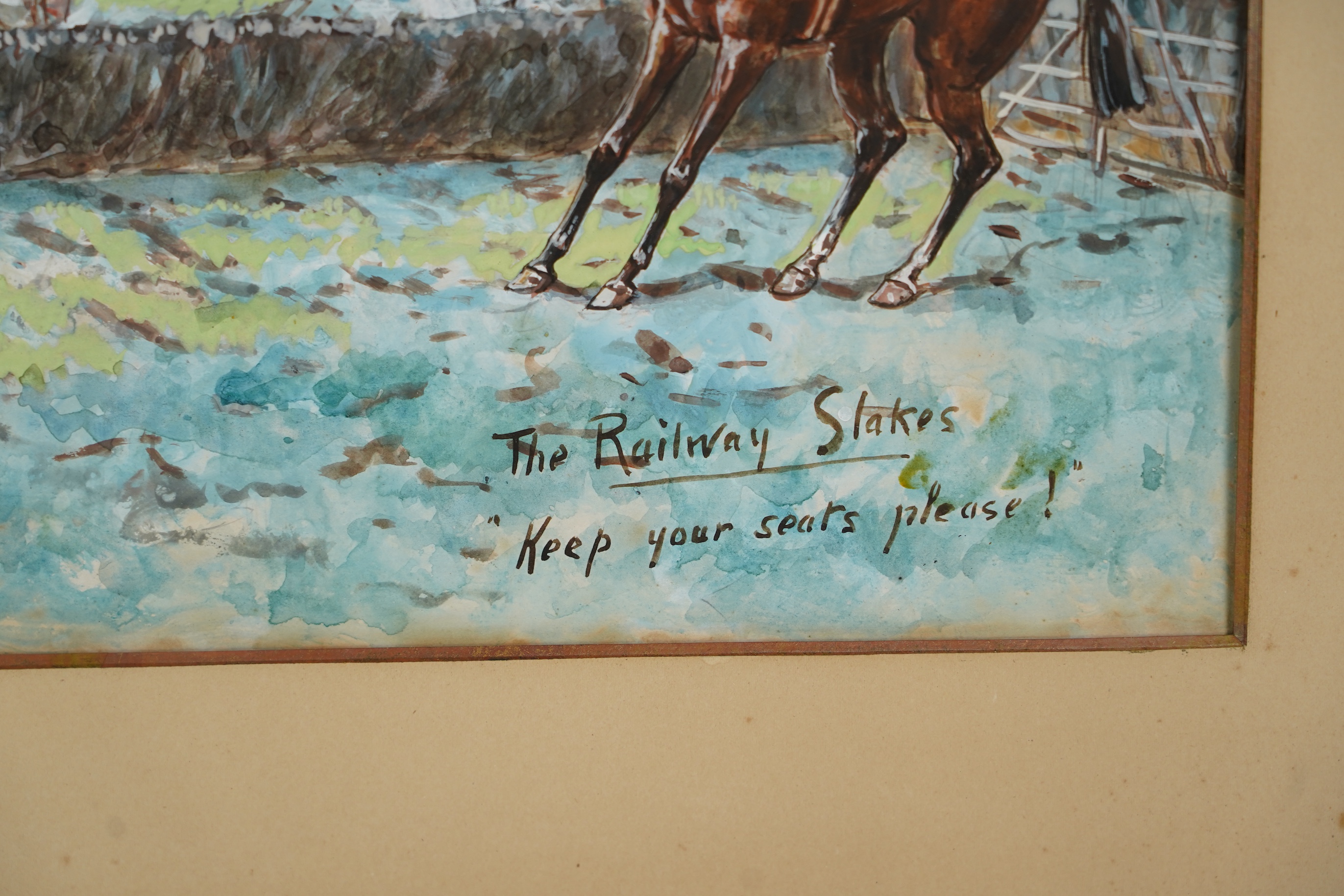 George Finch Mason (1850-1915), 'The Railway Stakes'